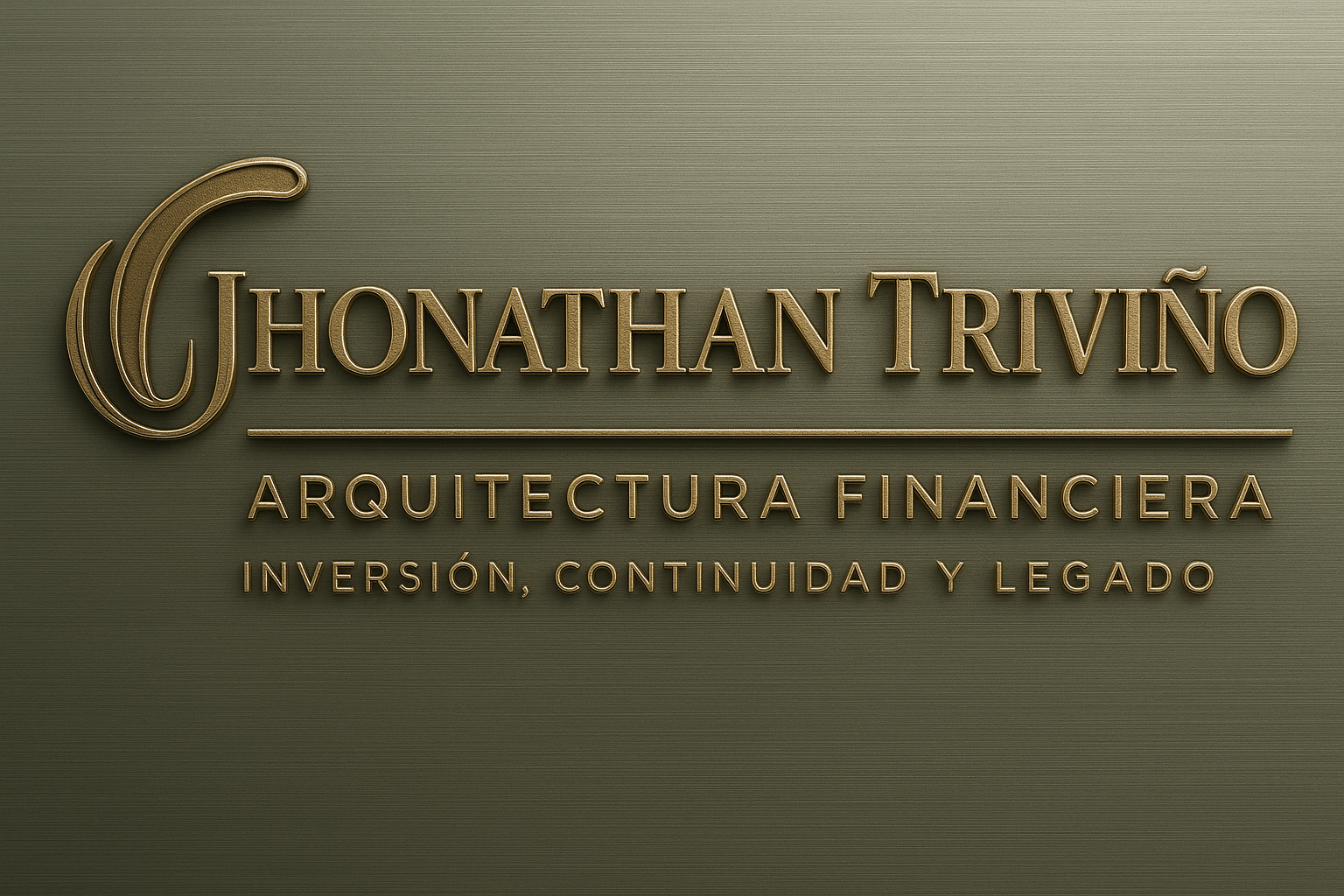 Jhonathan Triviño — Arquitectura Financiera